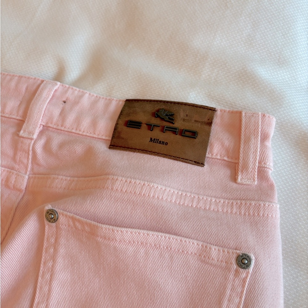 SALE !!!ETRO pink jeans - Picture 6 of 6